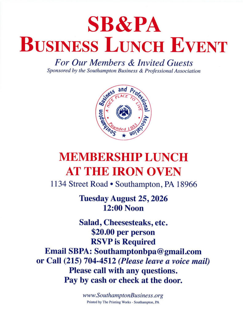 SBPA Lunch Event August 2026