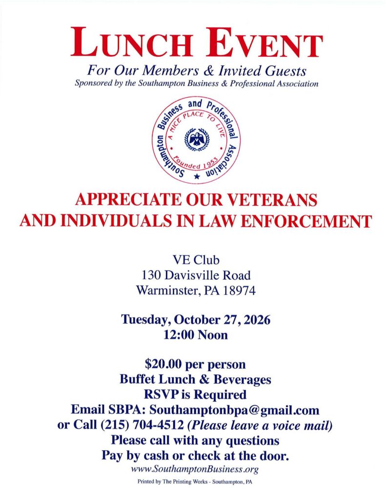 SBPA Lunch Event October 2026